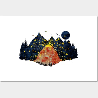 Volcano Eruption Posters and Art